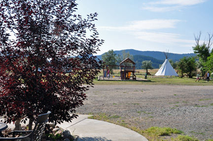 playground at Fairmont RV Park
