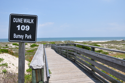 sign - Dune Walk Burney Park