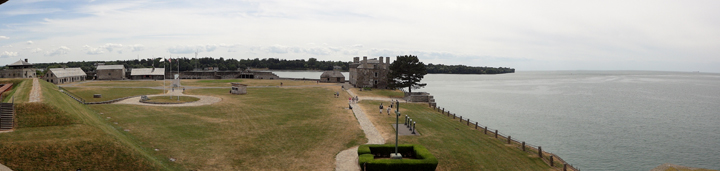 Panaroma view of Old Fort Niagara