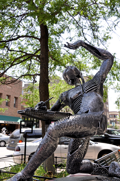 Focus sculpture - an artist