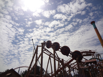 Karen and Melinda ride the Sierra Sidewinder