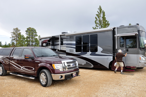 Lee Duquette enters the RV