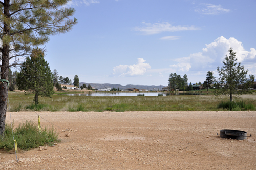 View from the RV of the two RV Gypsies