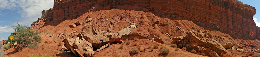 panorama at Capitol Reef National Park