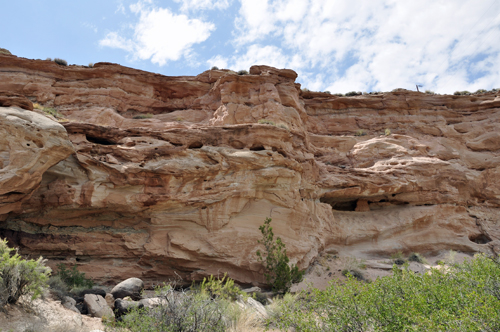 formations near the Fremont Granary Site