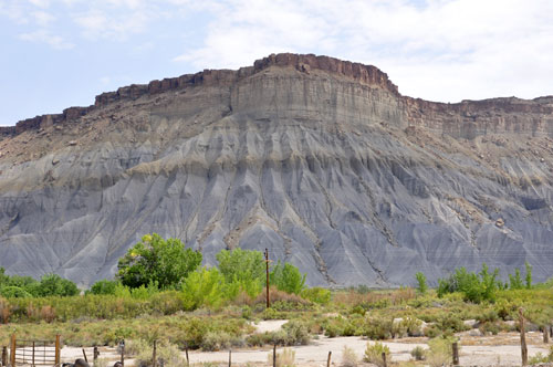mountain cliff on UT-24