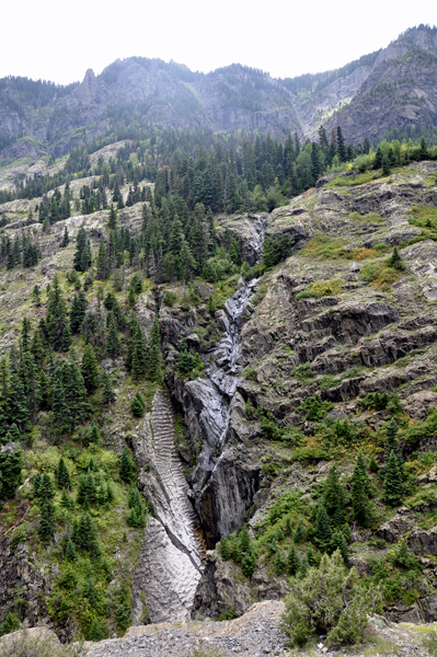 more waterfalls on the mountain by Bear Creek Falls