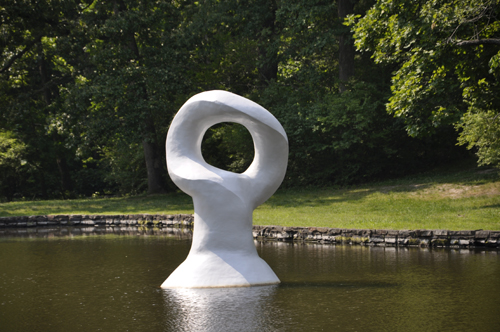 one of the art sculptures entitled Dancers