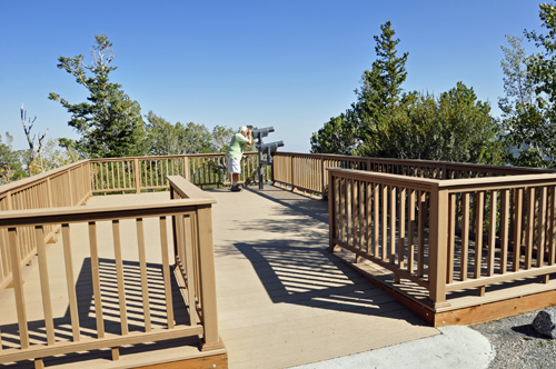 boardwalk at Wheeler Peak Overlook