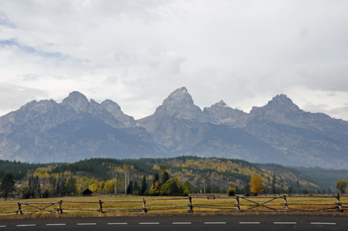 the Tetons