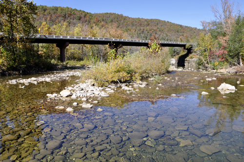 water is very clear and clean on the Buffalo River