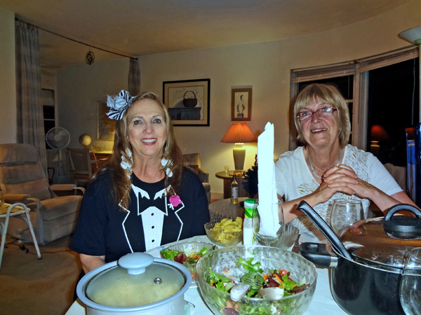 Karen Duquette and Monica