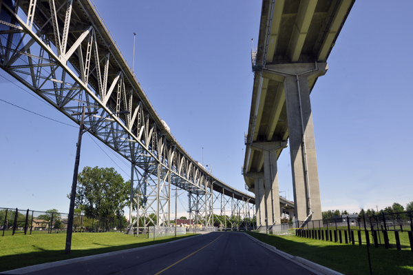the Blue Water Bridge
