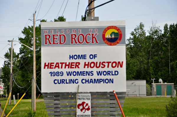 Welcome to Red Rock sign