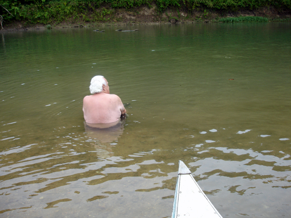 Lee Duquette enjoying the Meramec River