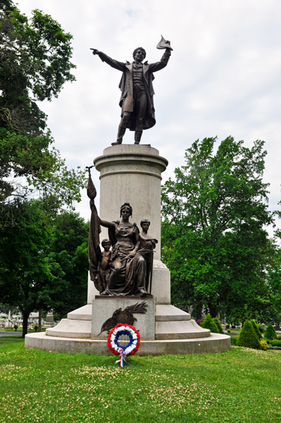The 1898 monument to Francis Scott Ke