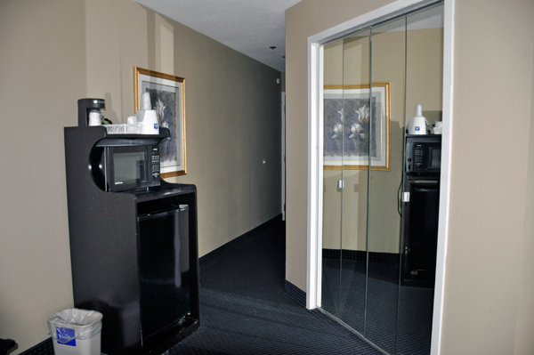refrigerator and closet