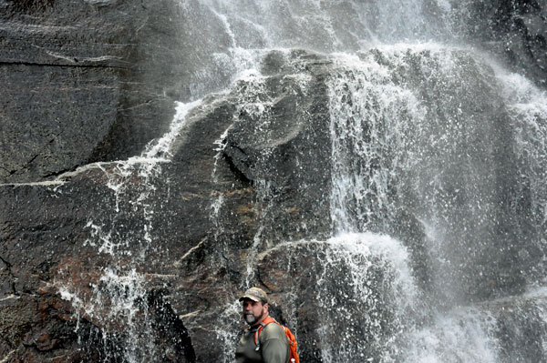 John at Hickory Nut Falls