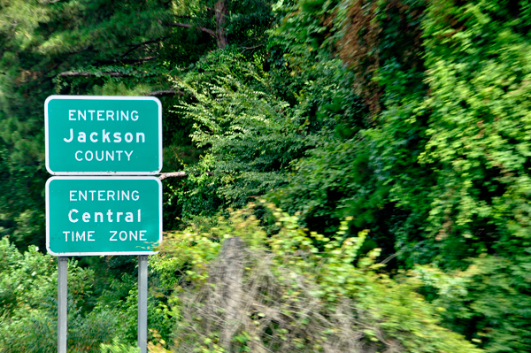 entering central time zone