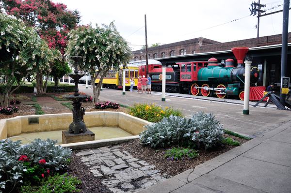 water fountain at the Chattanooga Choo-Choo