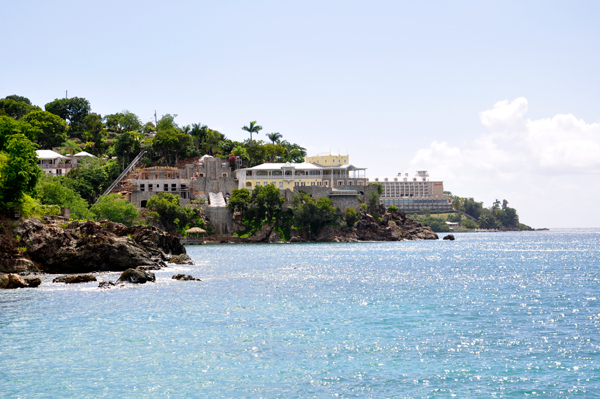 View of Nassau as seen from the Norwegian Getaway ship