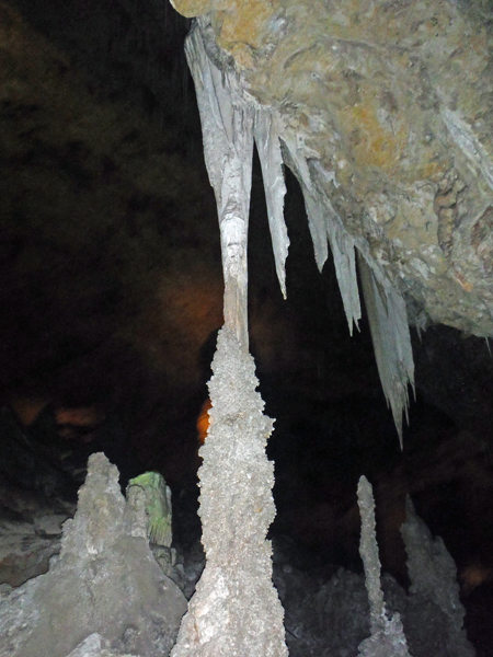 soda straws and a thin column