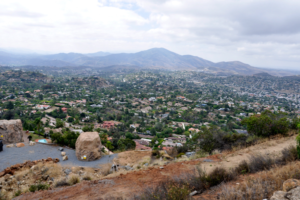 view from Mount Helix