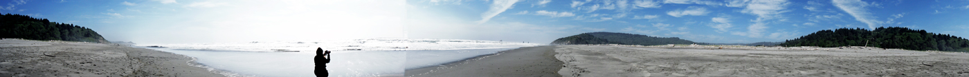 panorama of the beach