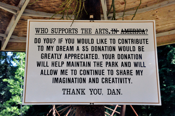 2015 donation sign