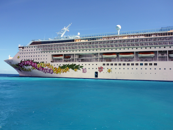 leaving the Norwegian Sky behind