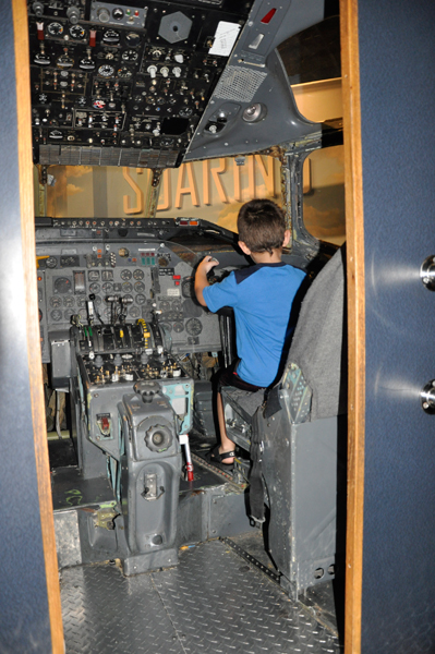 Anthony in the To Fly Exhibit