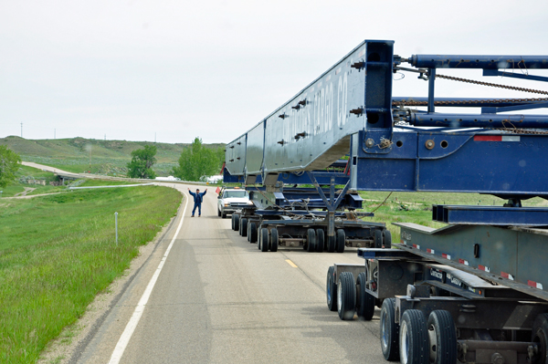 a very oversized load