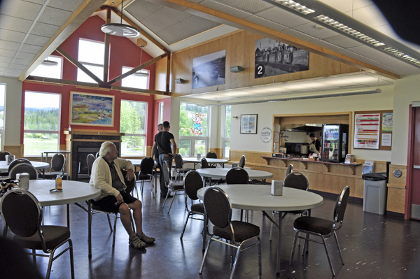 Lee Duquette in Compadres Burritos Restaurant