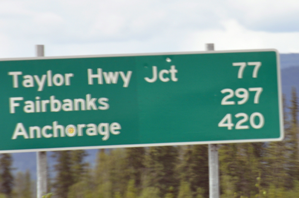 distance sign