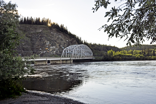 The Tanana River and bridge
