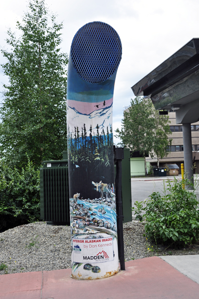 painted air vent pipe in Fairbanks AK