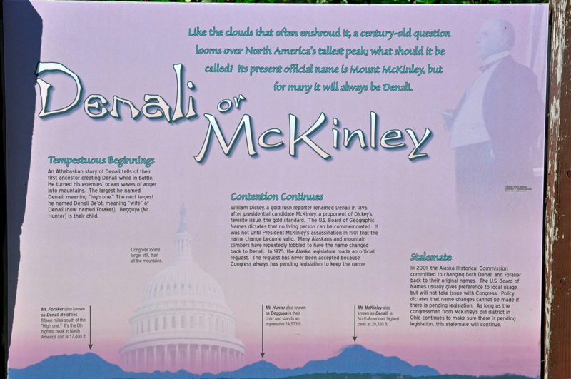 Denali mountain name