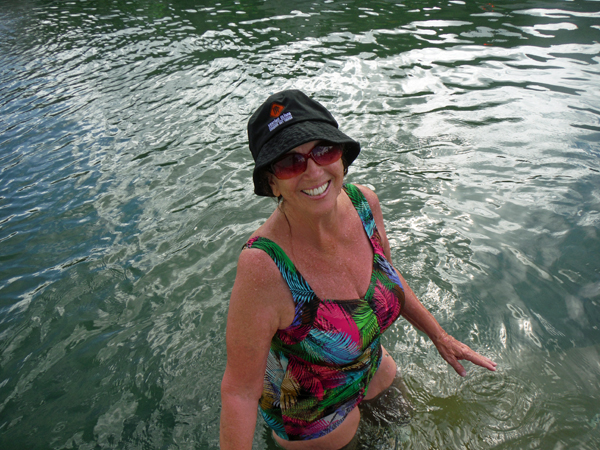 Karen Duquette in Chena Hot Springs