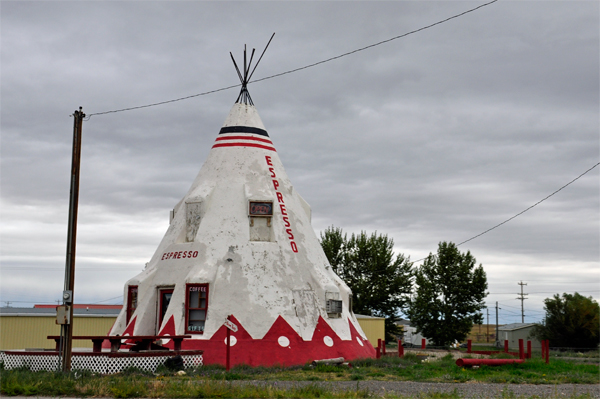 Espresso Teepee in need of a paint job