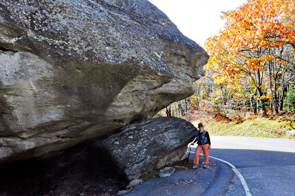 Karen Duquette at the Sphinx Rock