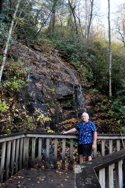 Lee Duquette at Ada-Hi Falls
