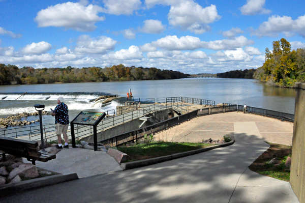 canal diversion dam and Lee Duquette