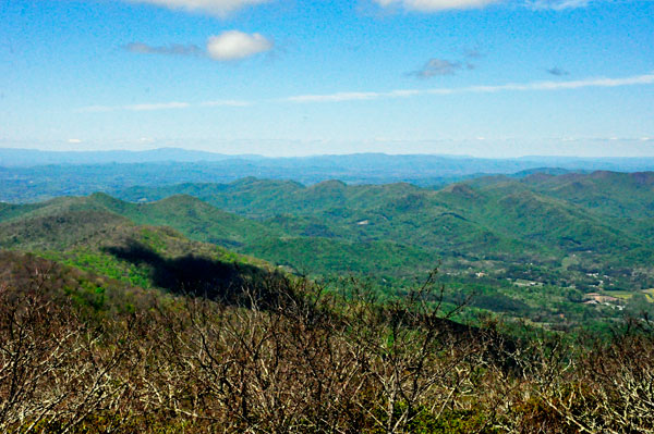 West view at Brasstown Bald