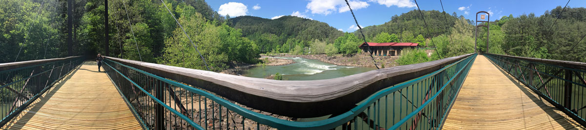 panorama of The 1996 Centennial Olympics bridge