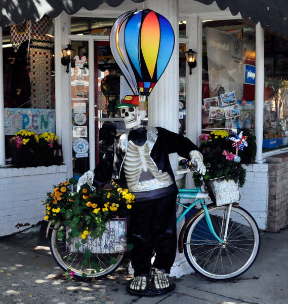 An interesting sidewalk display 