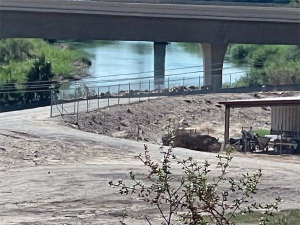 dirt road and bridge