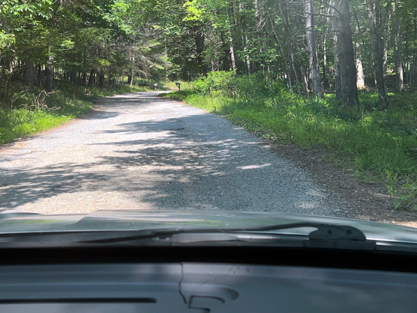 gravel road