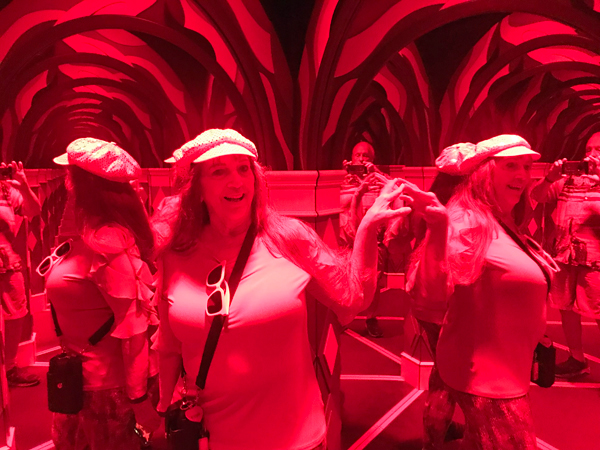 How many Karen Duquette's exist in the mirror maze