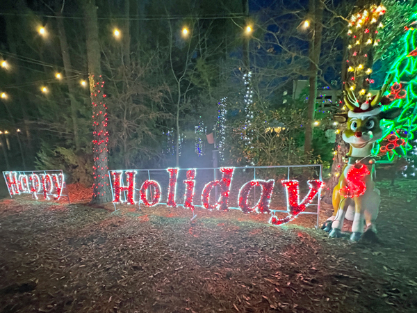 Happy Holiday sign