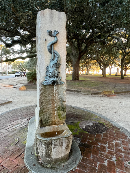 side view of the historical monument